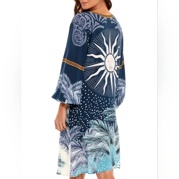 NWT AGUA BENDITA | Aldora Arabella Sun Kimono Cover Up - Picture 5 of 12